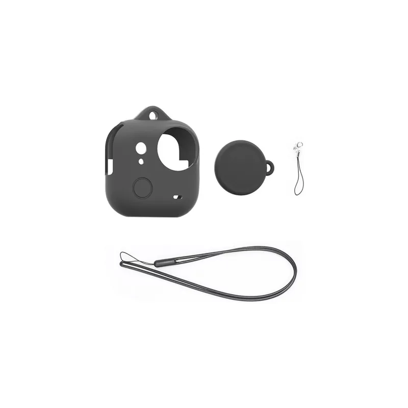 Silicone Lens Cover + PULUZ Case for Insta360 GO Ultra